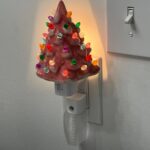 2 Pack Ceramic Christmas Tree Night Lights photo review