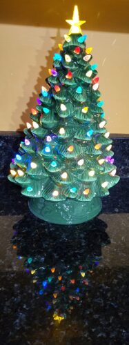 Nostalgic Ceramic Christmas Tree with LED Lights photo review