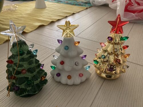 Nostalgic Ceramic Christmas Trees – Set of 3 photo review