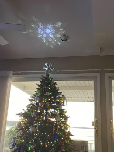  3D Silver Snowflake Tree Topper  photo review