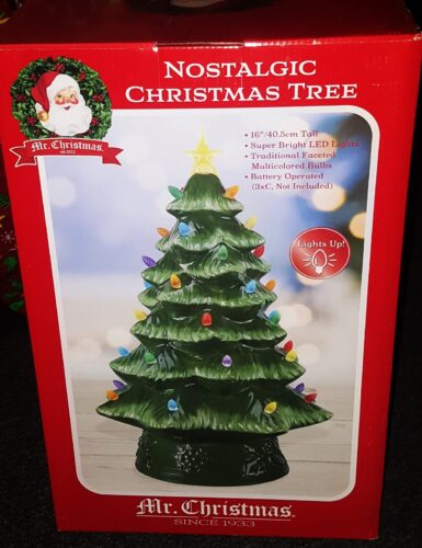 Nostalgic Ceramic Christmas Tree with LED Lights photo review